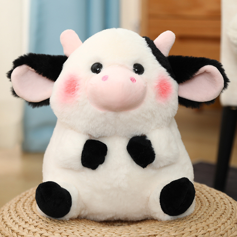 Pookie Pals Premium Cow Plush Toy Stuffed Animal Plushie Kawaii Style Dolls